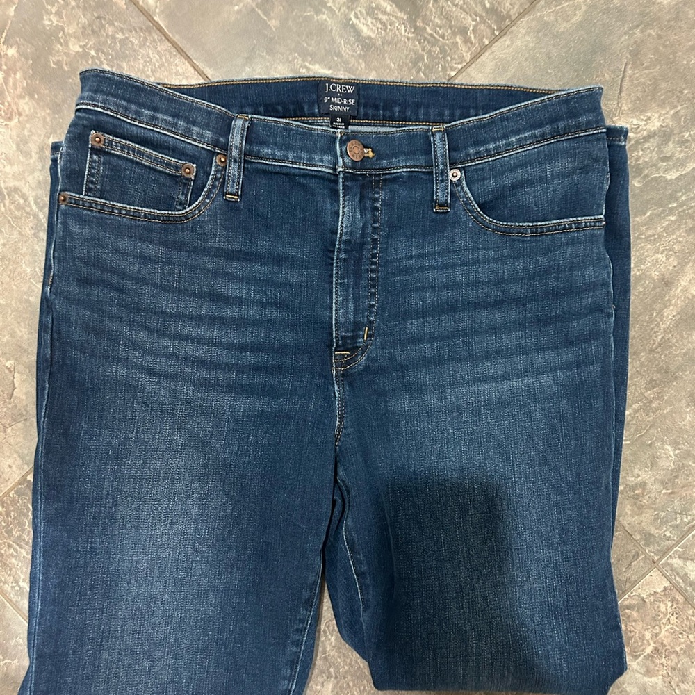 J. Crew Womens size 31 9” Mid-Rise skinny Jean